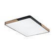 Load image into Gallery viewer, Farmhouze Light - Wood Rectangle LED Ceiling Light - Ceiling Light - Grey -