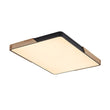 Load image into Gallery viewer, Farmhouze Light - Wood Rectangle LED Ceiling Light - Ceiling Light - Grey -