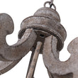 Load image into Gallery viewer, Farmhouse Cottage Vintage Wood 4 Light Chandelier