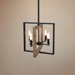 Load image into Gallery viewer, Farmhouse Kitchen Island Geometric Rectangle Pendant Light