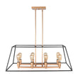 Load image into Gallery viewer, Farmhouse Rectangle Kitchen Island Chandelier