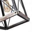 Load image into Gallery viewer, Farmhouse Rustic Square Wooden Pendant Light
