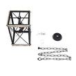 Load image into Gallery viewer, Farmhouse Rustic Square Wooden Pendant Light