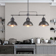 Load image into Gallery viewer, Industrial Kitchen Linear Pot Lid Pendant Light