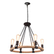 Load image into Gallery viewer, Industrial Retro Hemp Rope Pendant Light