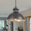 Load image into Gallery viewer, Industrial Retro Pot Lid Dome Pendant Light