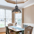 Load image into Gallery viewer, Industrial Retro Pot Lid Dome Pendant Light