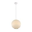 Load image into Gallery viewer, White Fabric Lantern Pendant Light