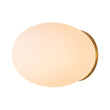 Load image into Gallery viewer, Farmhouze Light-1-Light Aged Brass Simple Oval Globe Wall Light-Wall Sconce-Aged Brass-