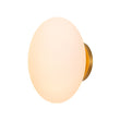 Load image into Gallery viewer, Farmhouze Light-1-Light Aged Brass Simple Oval Globe Wall Light-Wall Sconce-Aged Brass-