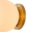 Load image into Gallery viewer, Farmhouze Light-1-Light Aged Brass Simple Oval Globe Wall Light-Wall Sconce-Aged Brass-