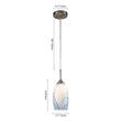 Load image into Gallery viewer, Farmhouze Light-1-Light Mini Glass-bonded Mica Pendant Light-Pendant-1-Light-Gray