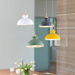 Load image into Gallery viewer, Farmhouze Light-1-Light Nordic Kitchen Metal Dome Pendant Light-Pendant-Black-1-Light