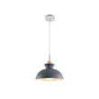 Load image into Gallery viewer, Farmhouze Light-1-Light Nordic Kitchen Metal Dome Pendant Light-Pendant-Gray-1-Light
