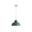 Load image into Gallery viewer, Farmhouze Light-1-Light Nordic Kitchen Metal Dome Pendant Light-Pendant-Green-1-Light