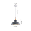 Load image into Gallery viewer, Farmhouze Light-1-Light Nordic Kitchen Metal Dome Pendant Light-Pendant-Pink-1-Light