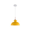 Load image into Gallery viewer, Farmhouze Light-1-Light Nordic Kitchen Metal Dome Pendant Light-Pendant-Yellow-1-Light