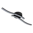 Load image into Gallery viewer, Farmhouze Light-2-Light Curved Linear Dimmable LED Ceiling Wall Light-Wall Sconce-Black-
