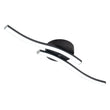 Load image into Gallery viewer, Farmhouze Light-2-Light Curved Linear Dimmable LED Ceiling Wall Light-Wall Sconce-Black-