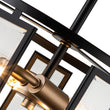Load image into Gallery viewer, Farmhouze Light-2-Light Open Drum Cage Semi Flush Light-Ceiling Light--