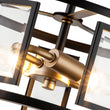 Load image into Gallery viewer, Farmhouze Light-2-Light Open Drum Cage Semi Flush Light-Ceiling Light--