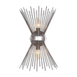 Load image into Gallery viewer, Farmhouze Light-2-Light Sputnik Sunburst Wall Sconce Brass Nickel-Wall Sconce-Brass-