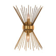Load image into Gallery viewer, Farmhouze Light-2-Light Sputnik Sunburst Wall Sconce Brass Nickel-Wall Sconce-Brass-