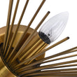 Load image into Gallery viewer, Farmhouze Light-2-Light Sputnik Sunburst Wall Sconce Brass Nickel-Wall Sconce-Brass-