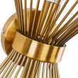 Load image into Gallery viewer, Farmhouze Light-2-Light Sputnik Sunburst Wall Sconce Brass Nickel-Wall Sconce-Brass-