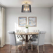 Load image into Gallery viewer, Farmhouze Light-3-Light Industrial Iron Cage Semi Flush Mount-Ceiling Light--