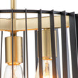 Load image into Gallery viewer, Farmhouze Light-3-Light Industrial Iron Cage Semi Flush Mount-Ceiling Light--