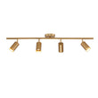 Load image into Gallery viewer, Farmhouze Light-4-Light Adjustable Gold Ceiling Track Light-Ceiling Light-Gold-