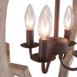 Load image into Gallery viewer, Farmhouze Light-4-Light Farmhouse Rustic Round Lantern Pendant-Chandelier--