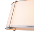 Load image into Gallery viewer, Farmhouze Light-4-Light Linen Drum Semi Flush Ceiling Light-Ceiling Light-Nickel (Pre-Order)-
