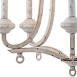 Load image into Gallery viewer, Farmhouze Light-5-Light Antique White Candle Style Lantern Chandelier -Chandelier--