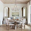 Load image into Gallery viewer, Farmhouze Light-5-Light Antique White Candle Style Lantern Chandelier -Chandelier--