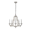Load image into Gallery viewer, Farmhouze Light-5-Light Antique White Candle Style Lantern Chandelier -Chandelier--