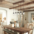 Load image into Gallery viewer, Farmhouze Light-5-Light Mason Jar Island Pendant Light-Pendant--