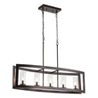 Load image into Gallery viewer, Farmhouze Light-5-Light Oiled Rubbed Bronze Oval Kitchen Island Pendant-Chandelier-Oiled Rubbed Bronze-