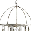 Load image into Gallery viewer, Farmhouze Light-6-Light Round Antique Silver Crystal Chandelier-Chandelier-Silver-6-Light