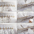 Load image into Gallery viewer, Farmhouze Light-8-Light Rustic White Candle Crystal Wagon Wheel Chandelier-Chandelier--