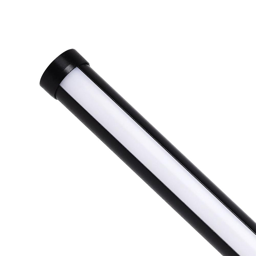 Farmhouze Light-Black Tube LED Pendant Light-Pendant--