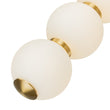 Load image into Gallery viewer, Farmhouze Light-Brass 4-Light LED Milky Glass Dango Globe Pendant Light-Pendant-Brass-4-Light
