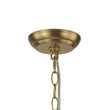 Load image into Gallery viewer, Farmhouze Light-Brass Decorative Pattern Glass Globe Cluster Chandelier-Chandelier-8-Light-Brass (Pre-Order)