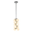 Load image into Gallery viewer, Farmhouze Light-Chrome Grape Layer Frosted Glass Globe Pendant Light-Pendant-Chrome-