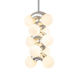 Load image into Gallery viewer, Farmhouze Light-Chrome Grape Layer Frosted Glass Globe Pendant Light-Pendant-Chrome-