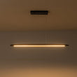Load image into Gallery viewer, Farmhouze Light-Dimmable Warm LED Walnut Wood Linear Pendant Light-Chandelier-Walnut-