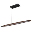 Load image into Gallery viewer, Farmhouze Light-Dimmable Warm LED Walnut Wood Linear Pendant Light-Chandelier-Walnut-