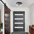 Load image into Gallery viewer, Farmhouze Light-Drum Hammered Glass Flush Mount-Ceiling Light--