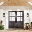 Load image into Gallery viewer, Farmhouze Light-Farmhouse 1-Light Hammered Glass Outdoor Wall Lantern-Wall Sconce-2 Packs-